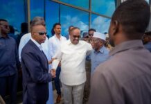 Saciid Deni oo Puntland ku laabtay +SAWIRRO
