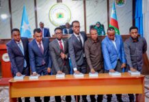 Wasiirada cusub ee Koonfur Galbeed oo maanta la dhaariyay +SAWIRRO