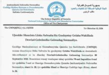 Akhriso Liiska xubnaha ku guuleystay doorashadii Golaha Wakiilada Maamulka Galmudug.