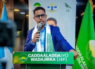 Cabdiweli Ibraahim Garyare siisay kaarka madaxweyne ku xigeenka Galmudug.